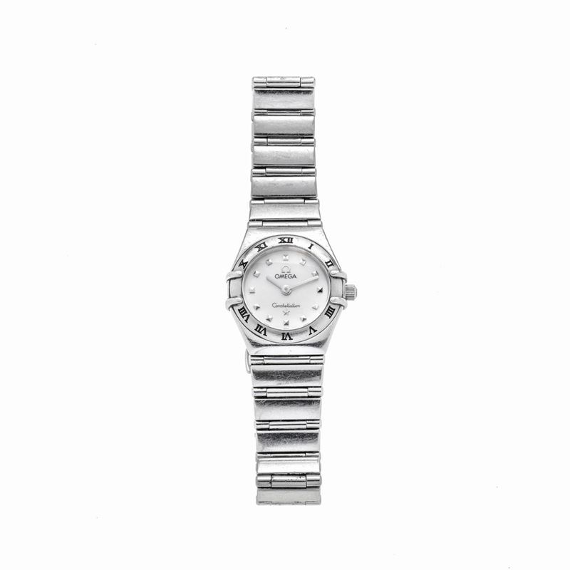 Omega - Orologio da Polso per Signora in Acciaio Constellation Round