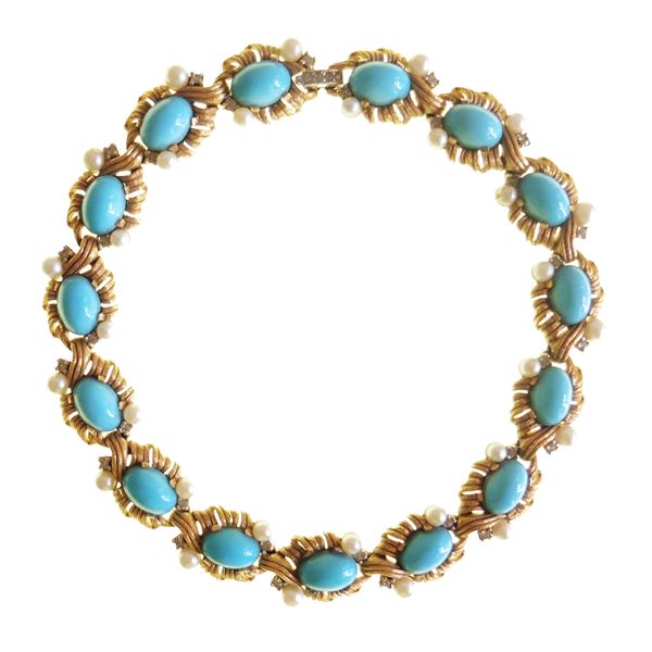 Collar attributable to Mazer  - Auction Bijoux end Fashion Jewelry - Curio - Casa d'aste in Firenze