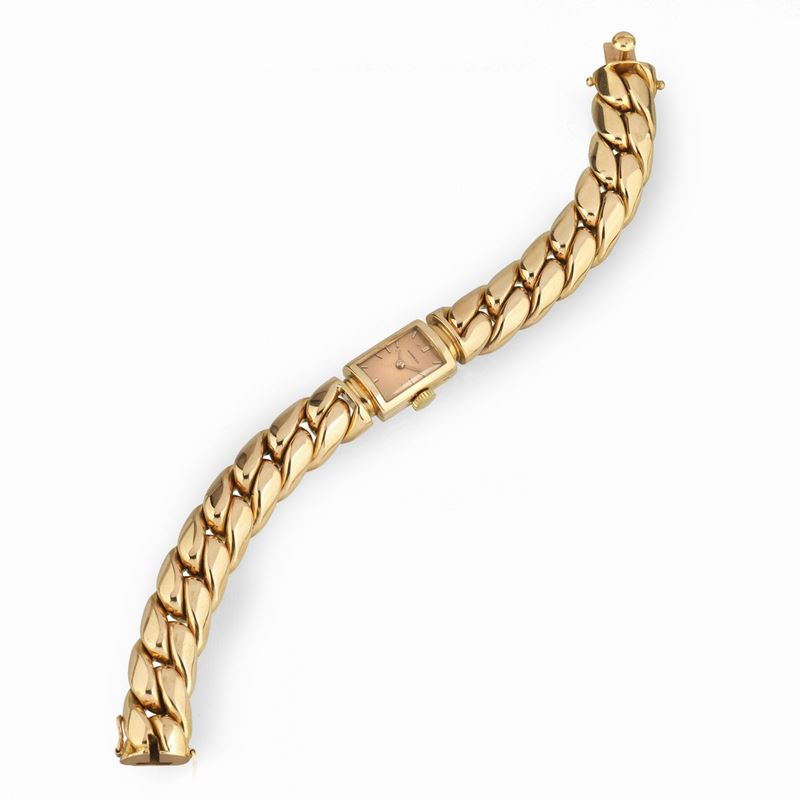 Orologio da polso per signora Patek Philippe per Hausmann in oro rosa 18 kt