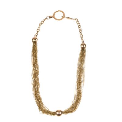 Cotena da Orologio Trasformata in Girocollo in Oro Giallo e Oro Rosa 18 Kt