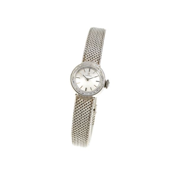 OMEGA - Lady's watch in 18 kt white gold