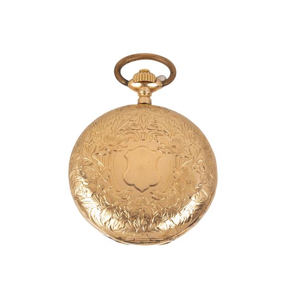 14 kt rose gold pocket watch