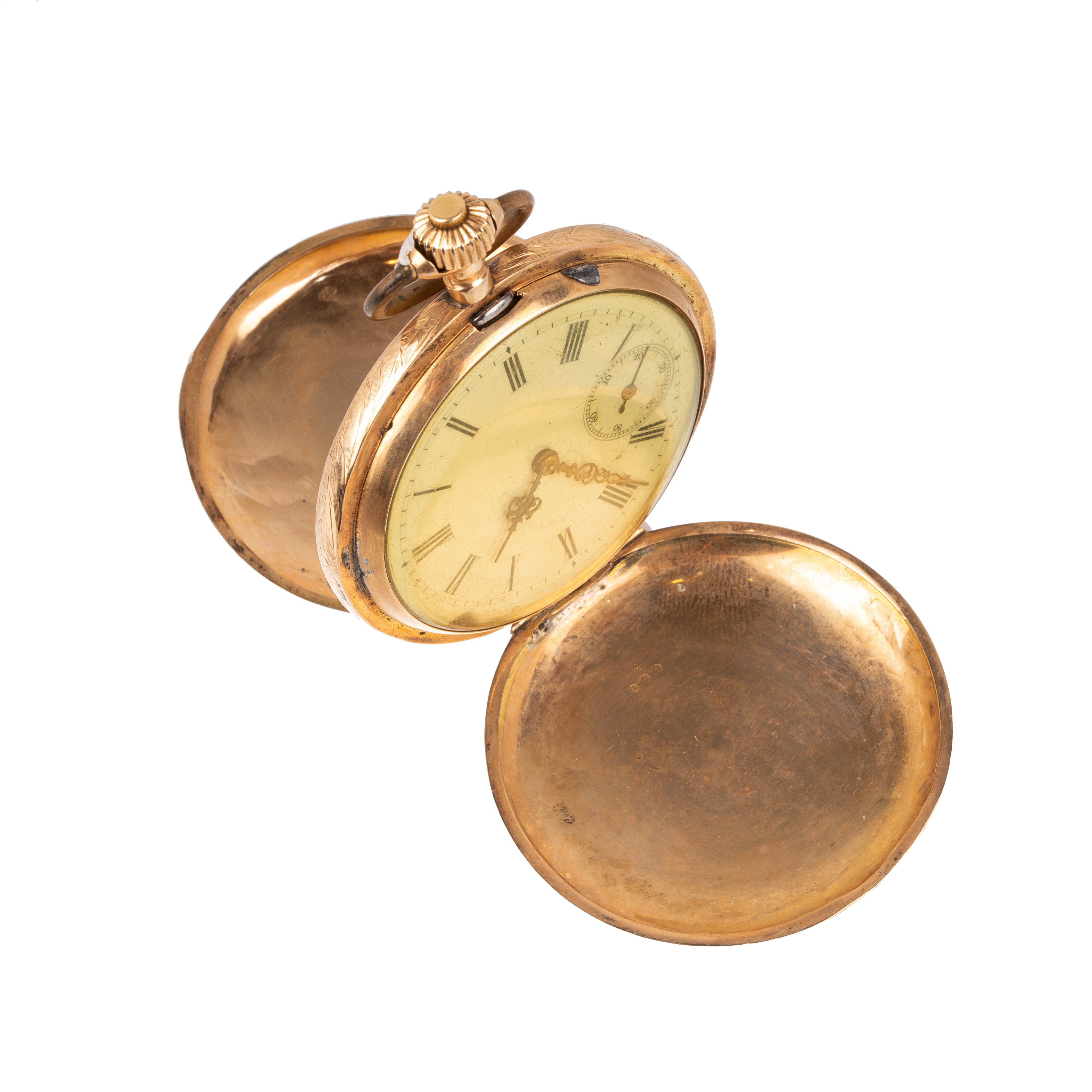 Orologio da tasca in oro rosa 14 kt