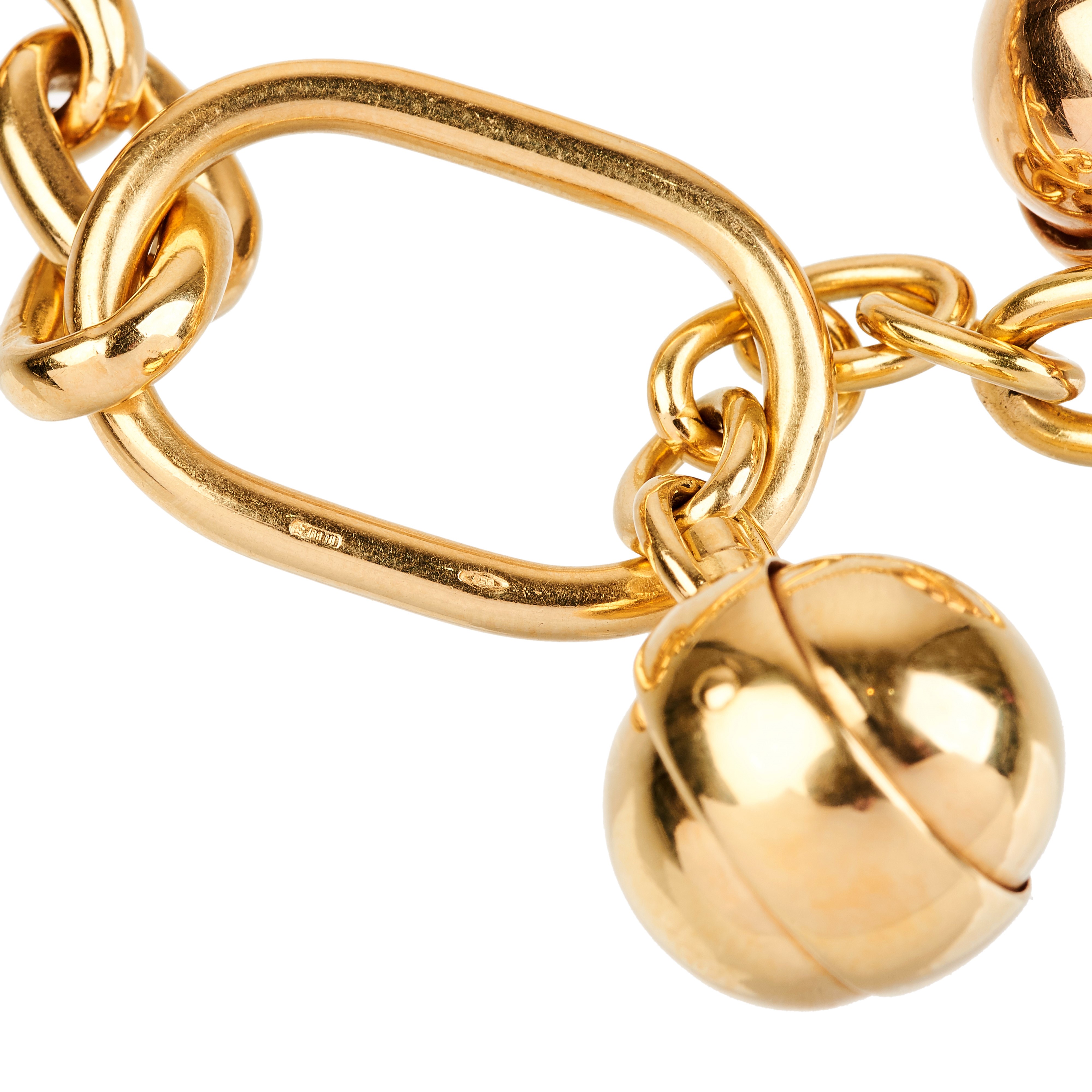 Grande catena a maglie in oro giallo