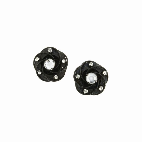ARTIGIANA FIORENTINA BIGIOTTERIA - Pair of ear clips, Artigiana Fiorentina Bigiotteria