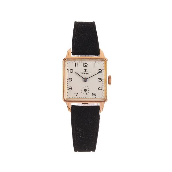 TISSOT : 18 kt yellow gold wristwatch  (Sixties)  - Auction Antique, Modern and Design Jewelery Auction - Curio - Casa d'aste in Firenze