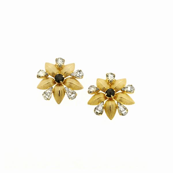 ARTIGIANA FIORENTINA BIGIOTTERIA - Pair of ear clips, Artigiana Fiorentina Bigiotteria