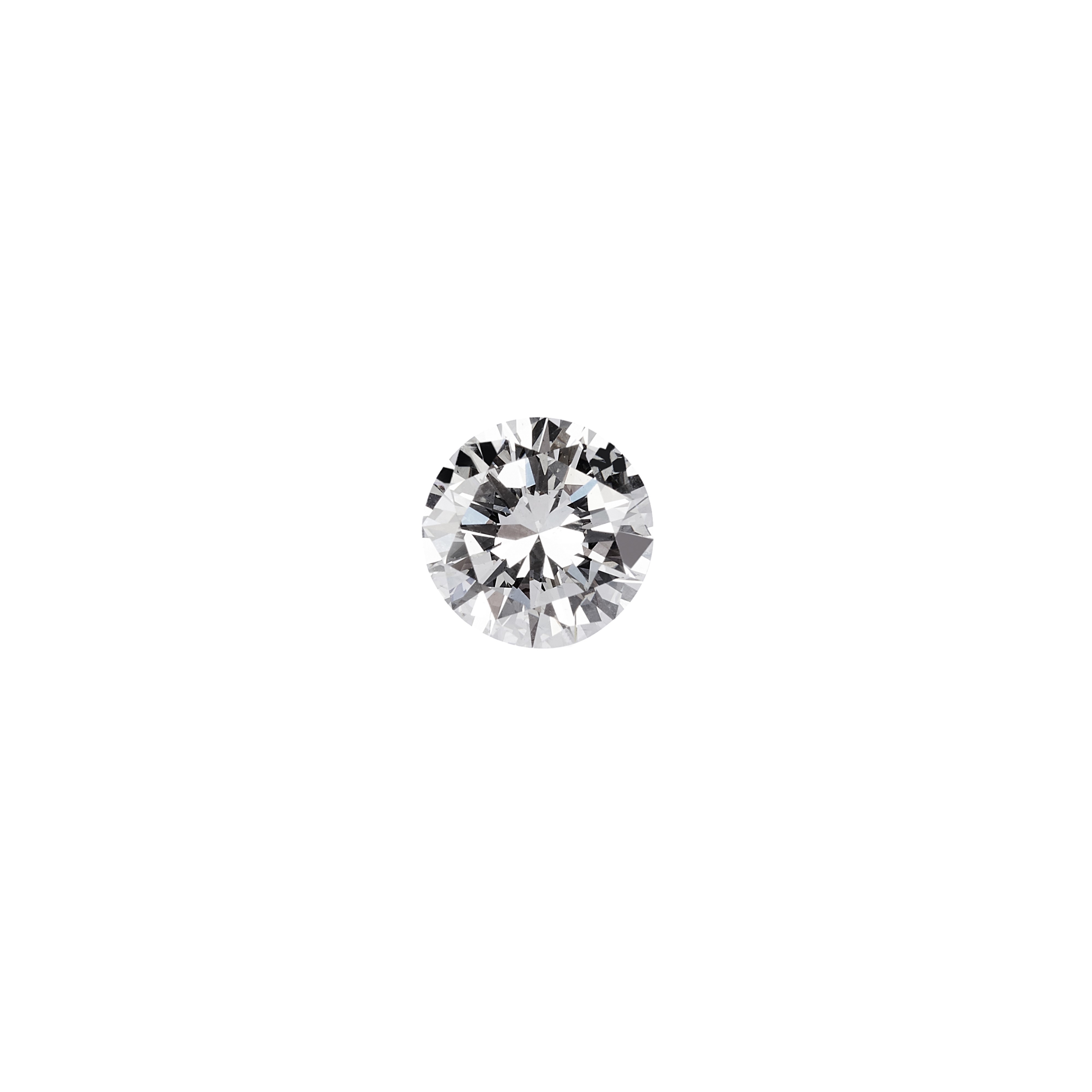 Importante anello in oro bianco 18 kt, diamanti e diamante di ct 4.27