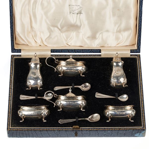 925 silver table set in a box