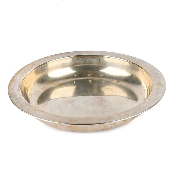 Circular fruit bowl in 800 silver