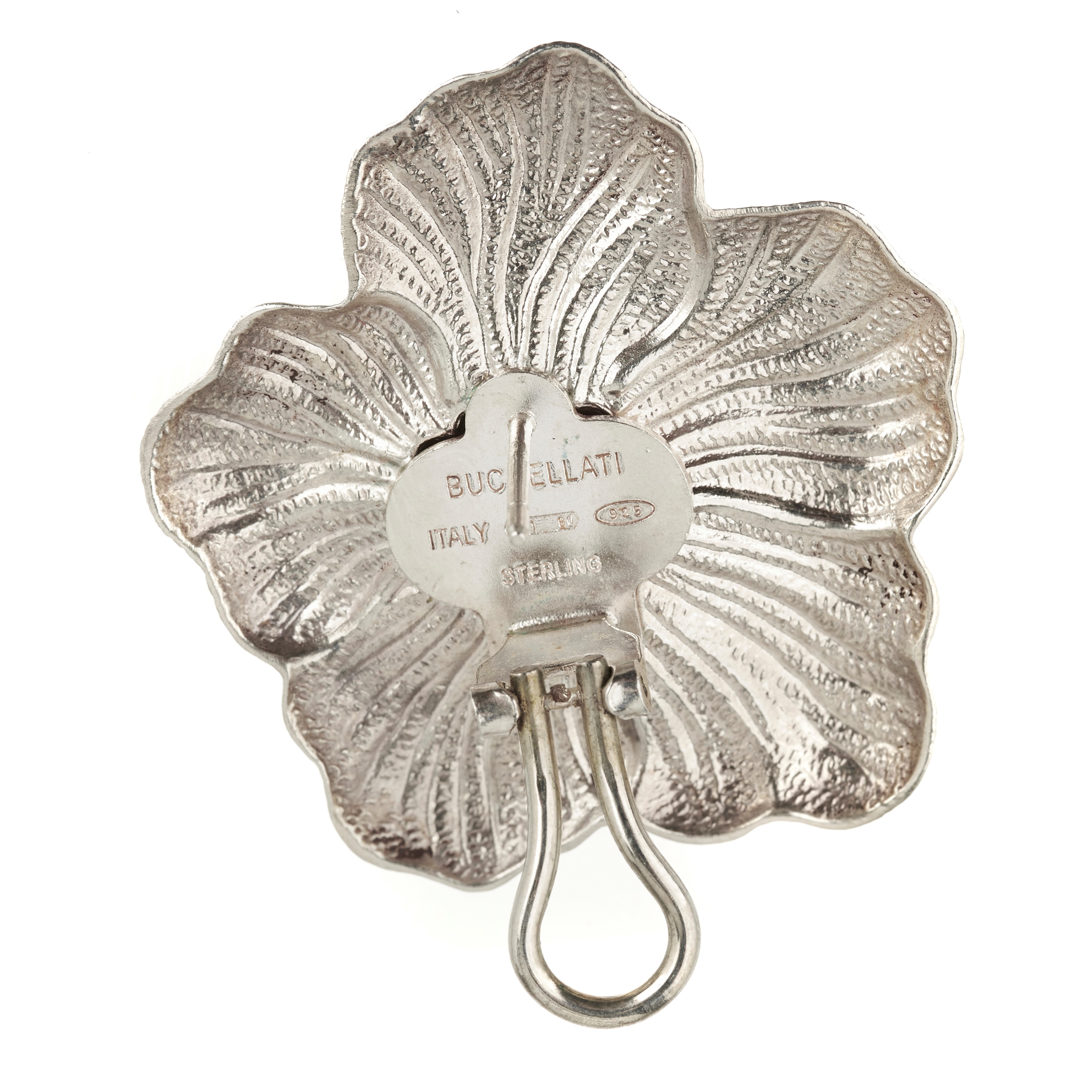 Gianmaria Buccellati Paio di Orecchini e Girocollo Floreale in Argento Sterling 925