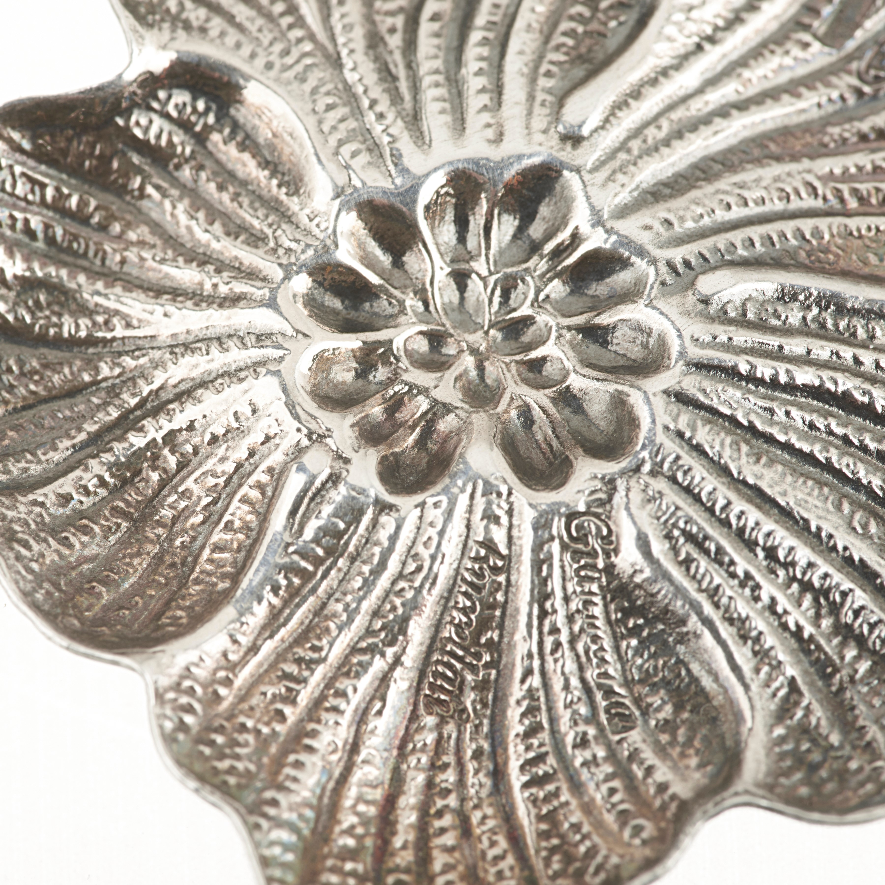 Gianmaria Buccellati Paio di Orecchini e Girocollo Floreale in Argento Sterling 925