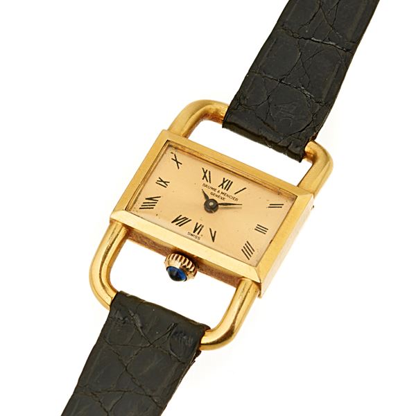 BAUME &amp; MERCIER - Orologio da signora Lucchetto in oro giallo 18 kt