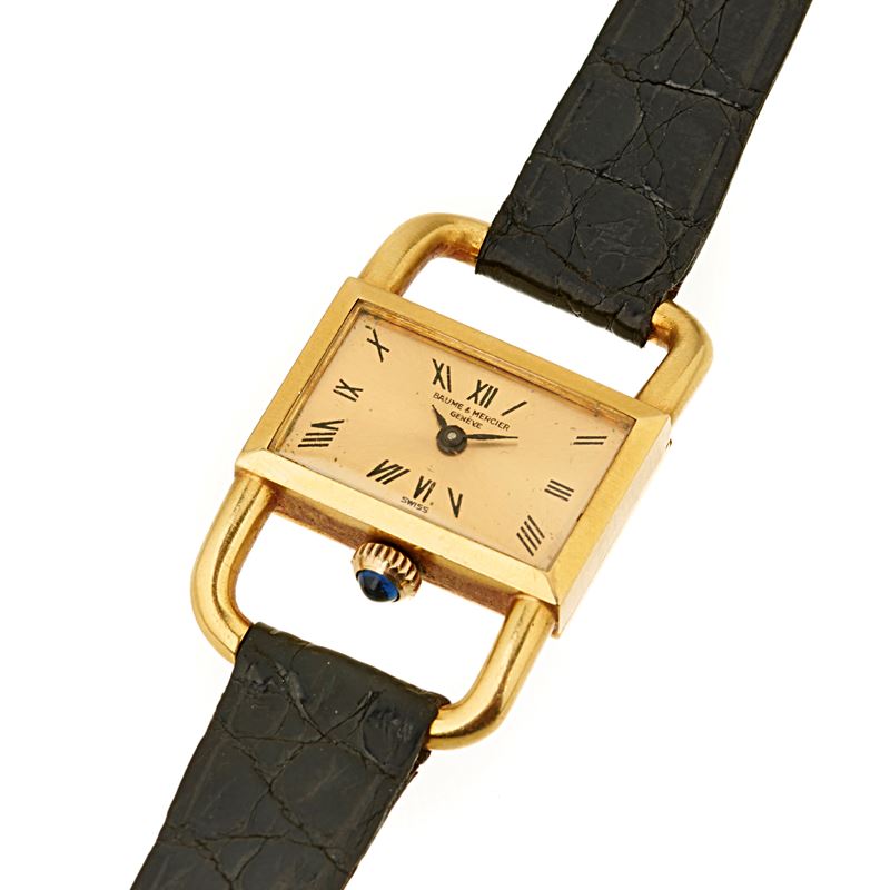 Orologio da signora Lucchetto in oro giallo 18 kt