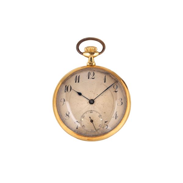 18 kt yellow gold pocket watch