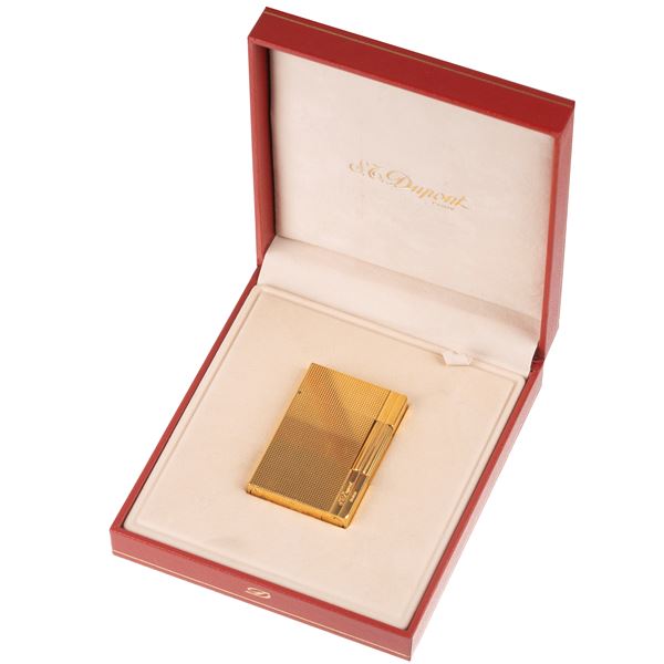 DUPONT Gold-plated metal lighter