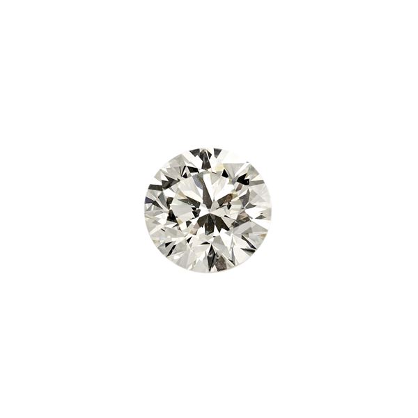 White gold and diamond solitaire ring of ct 4.23