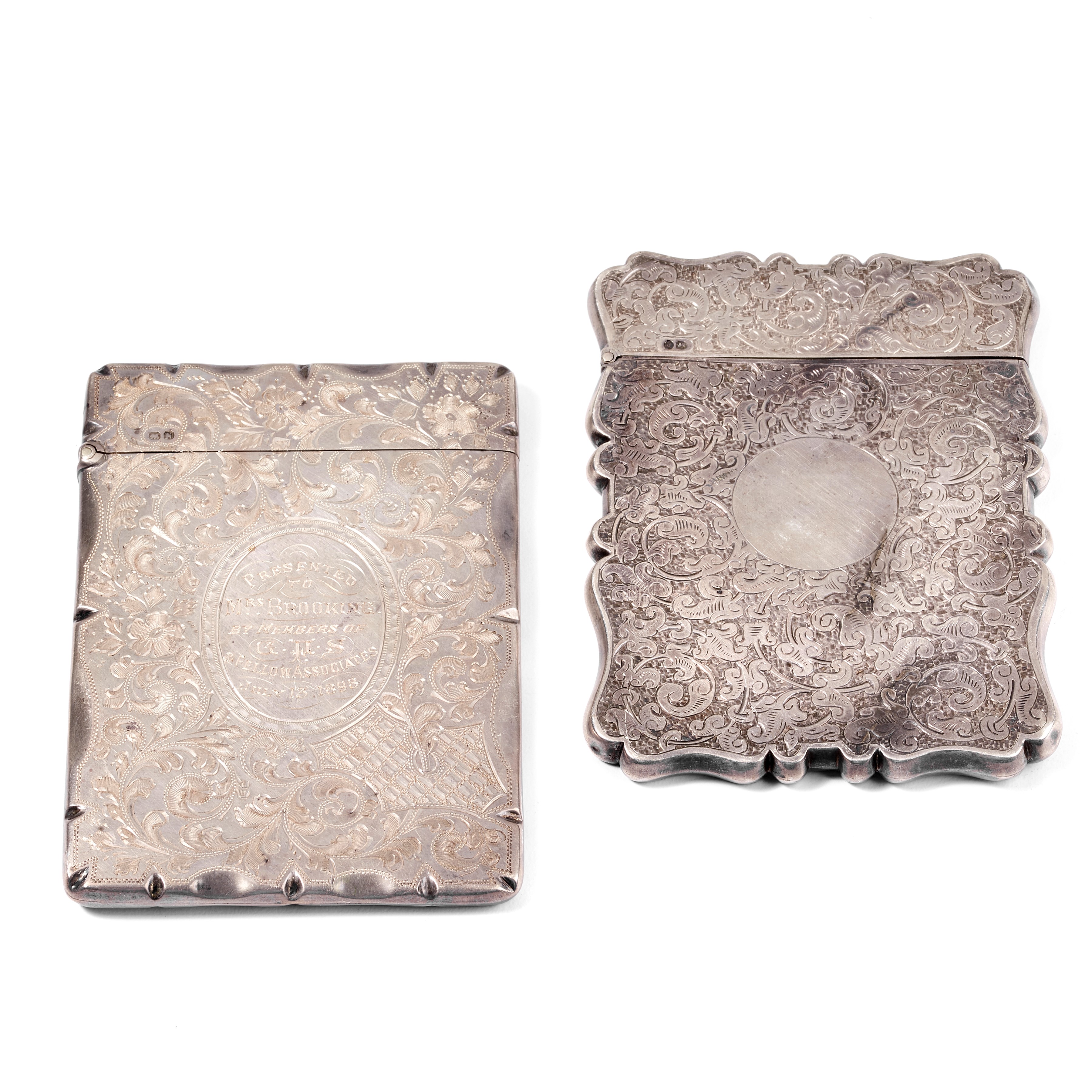 Porta sigarette e porta fiammiferi in argento