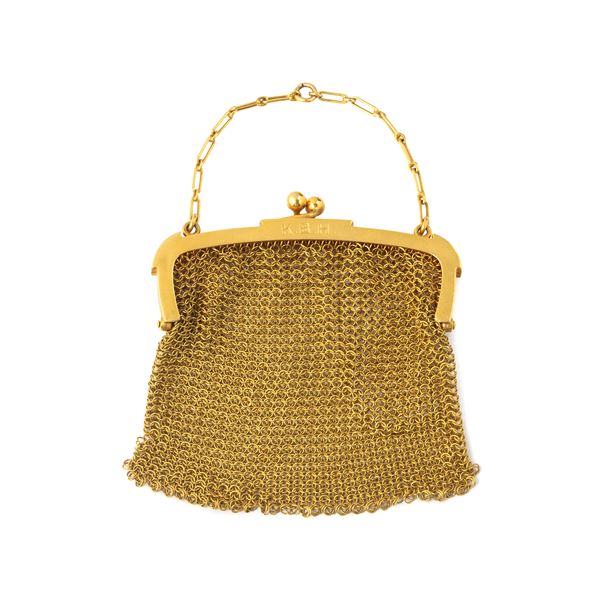 Portamonete in oro giallo 12 kt