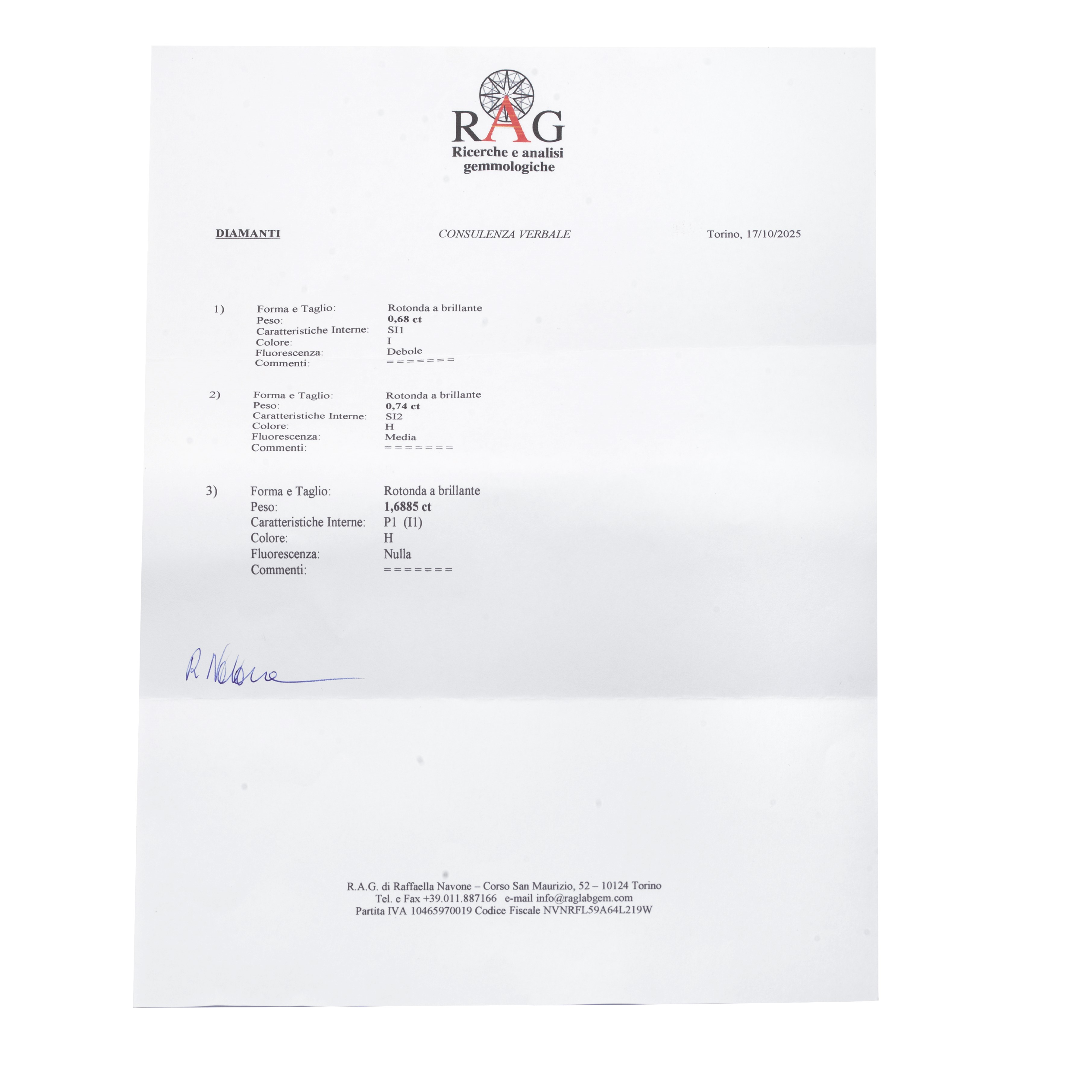 Anello Trilogy in oro bianco 18 kt e diamanti