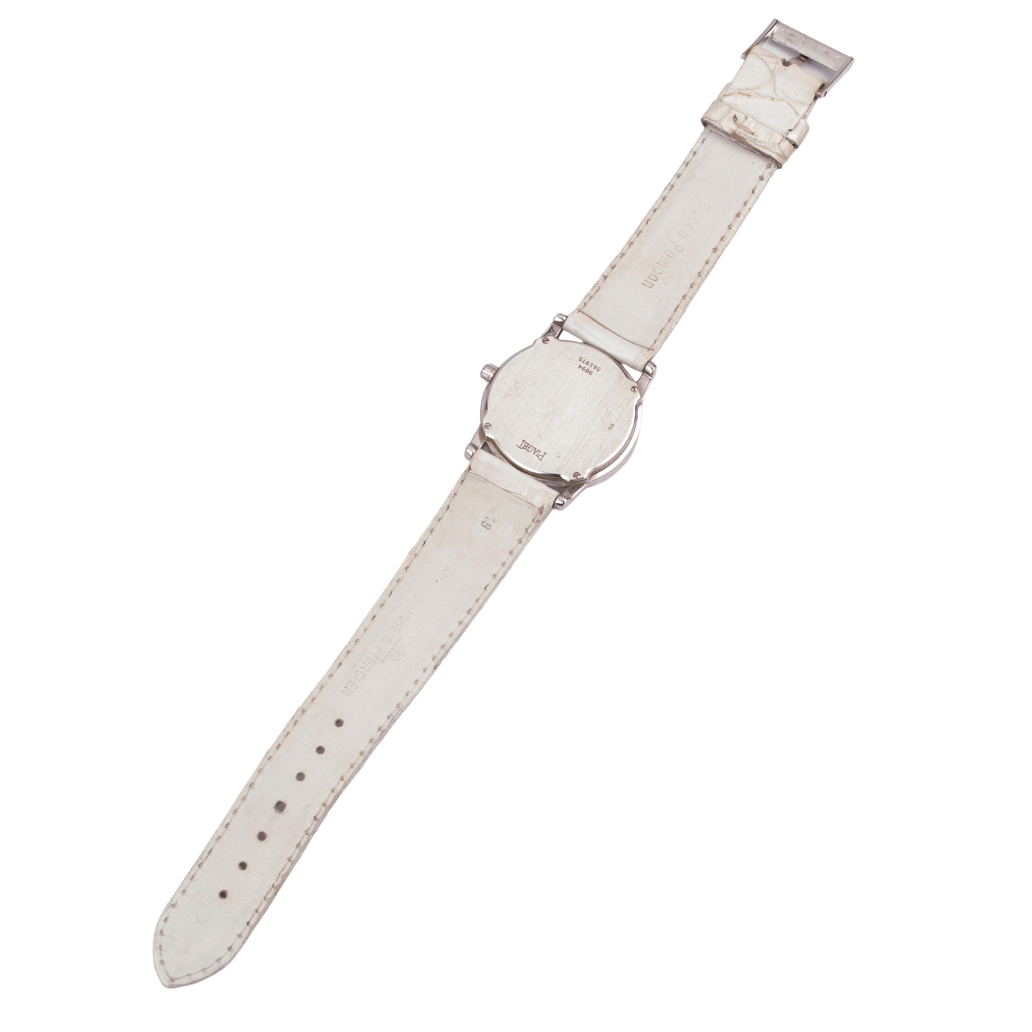 Orologio da polso in oro bianco 18 kt