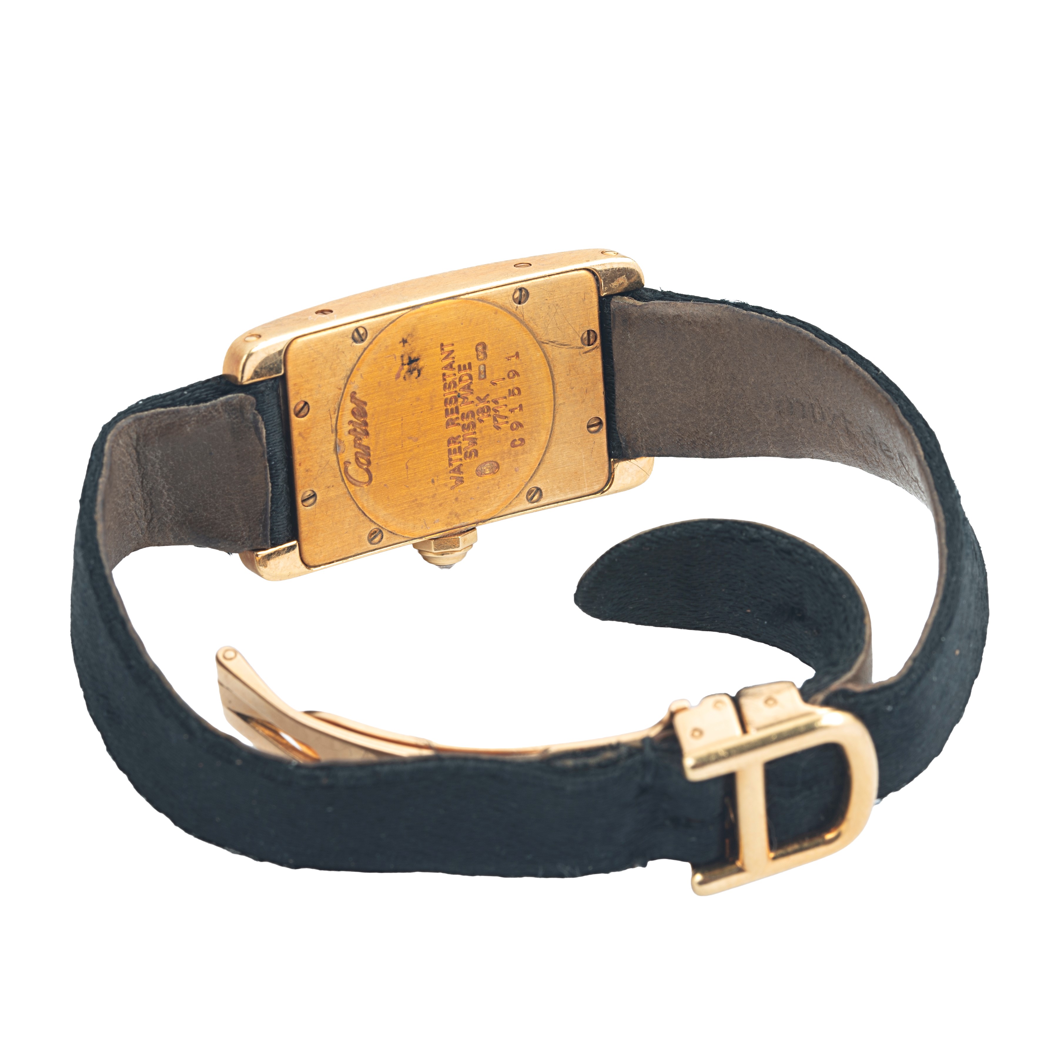 Orologio da signora in oro giallo 18 kt e diamanti Ref. 1711 1