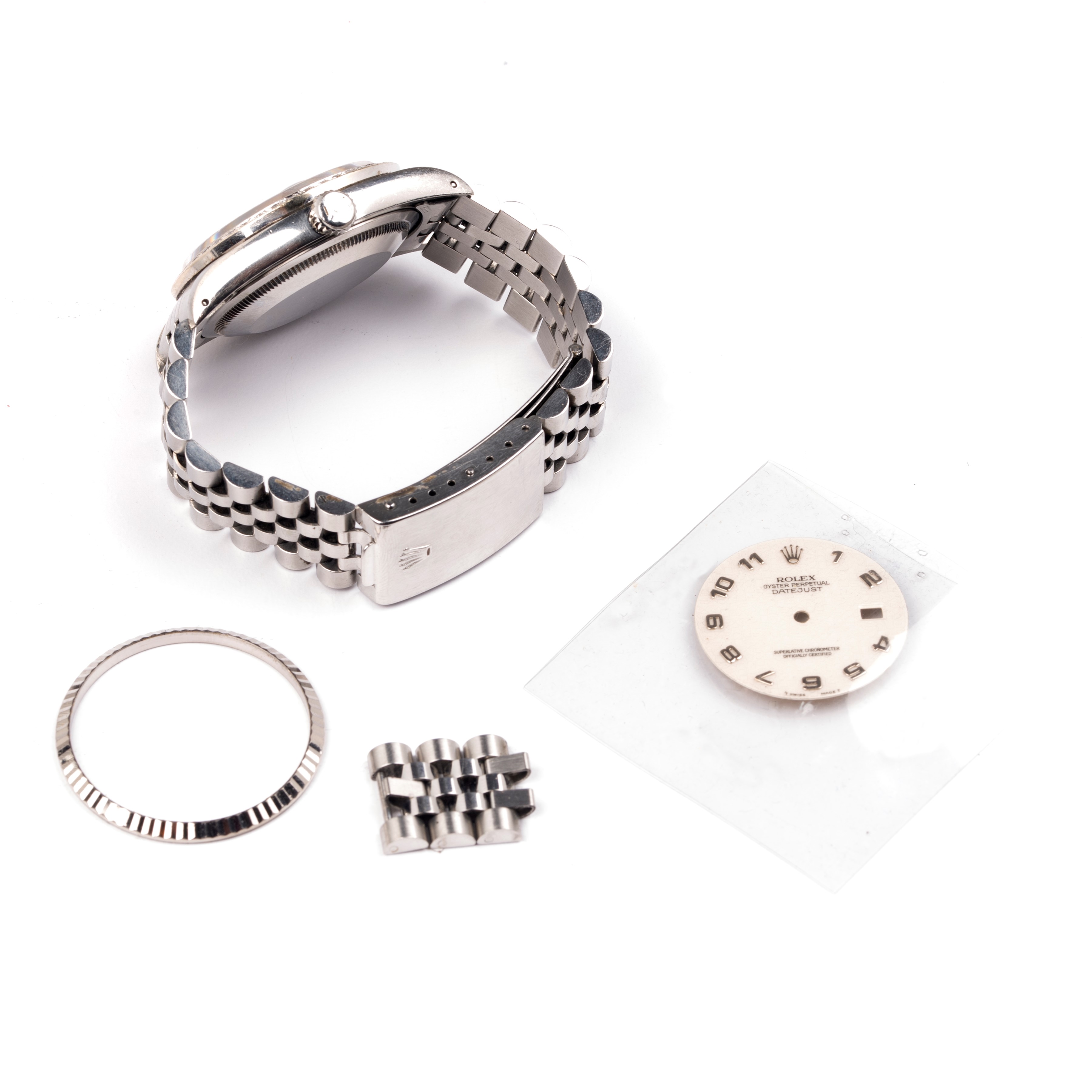 Rolex - Oyster Perpetual Datejust in acciaio con diamanti