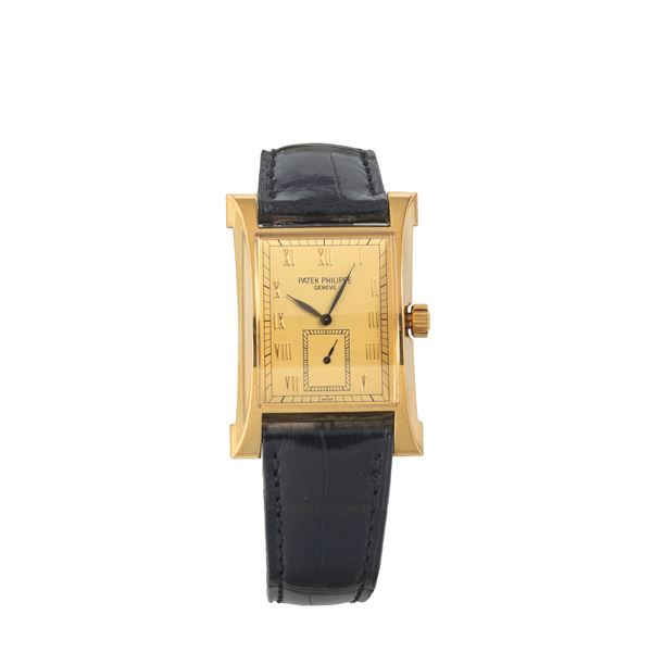 PATEK PHILIPPE - PATEK PHILIPPE Pagoda wristwatch Ref. 5500J-001 in 18 kt yellow gold