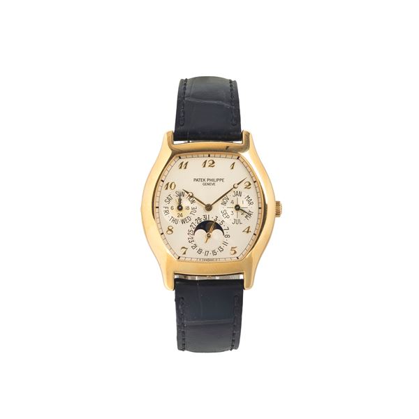 PATEK PHILIPPE - PATEK PHILIPPE Perpetual wristwatch Ref. 5040 J in 18 kt yellow gold