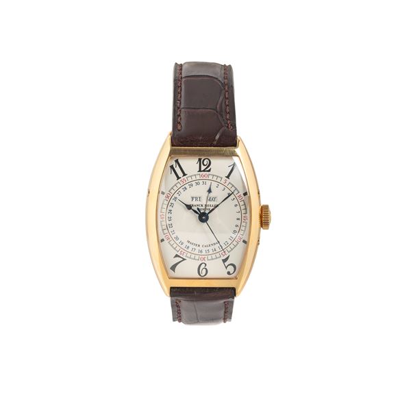 FRANCK MULLER - FRANCK MULLER Master Calendar Ref. 5850 MC wristwatch in 18 kt yellow gold