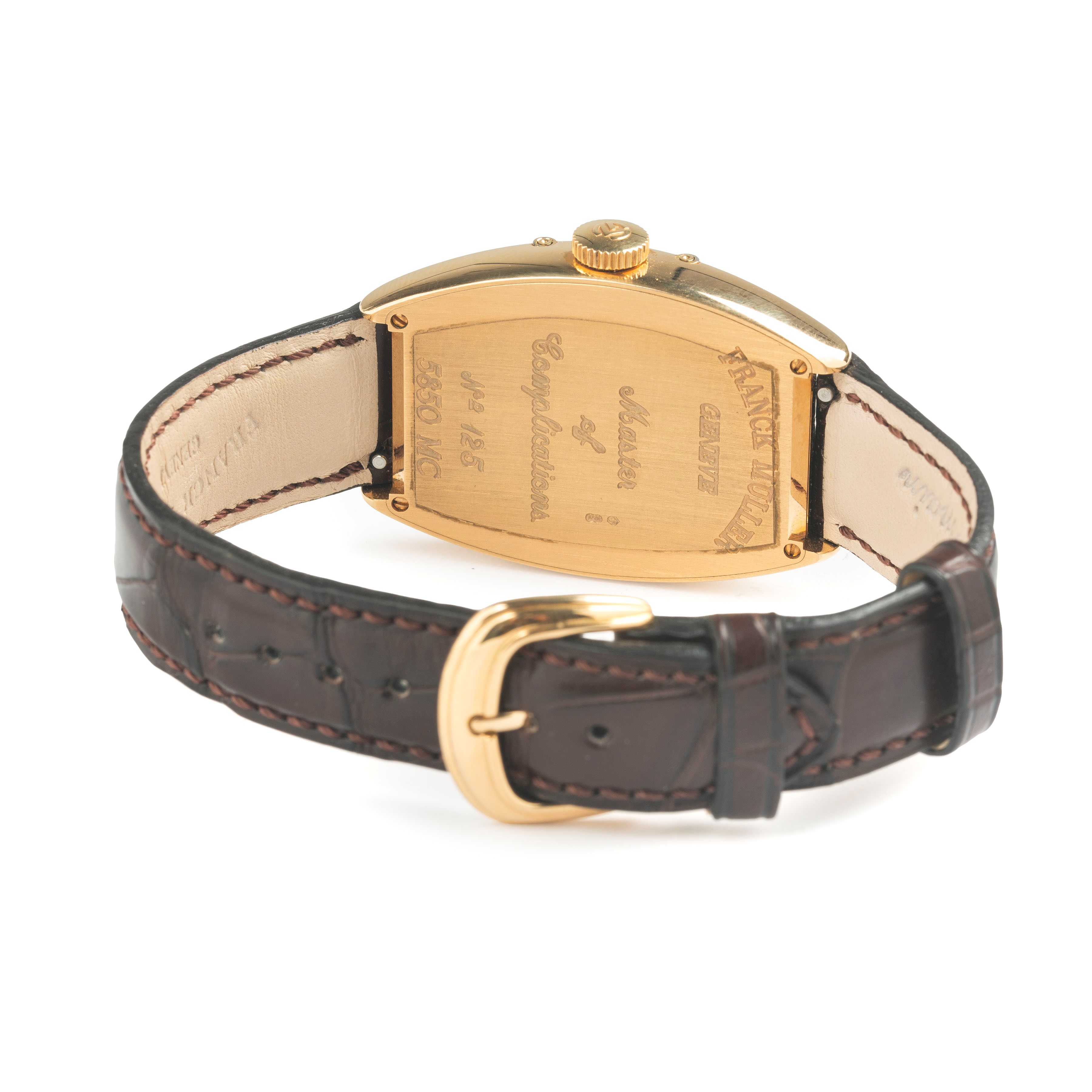 Franck Muller - Orologio da polso Master Calendar Ref. 5850 MC in oro giallo 18 kt