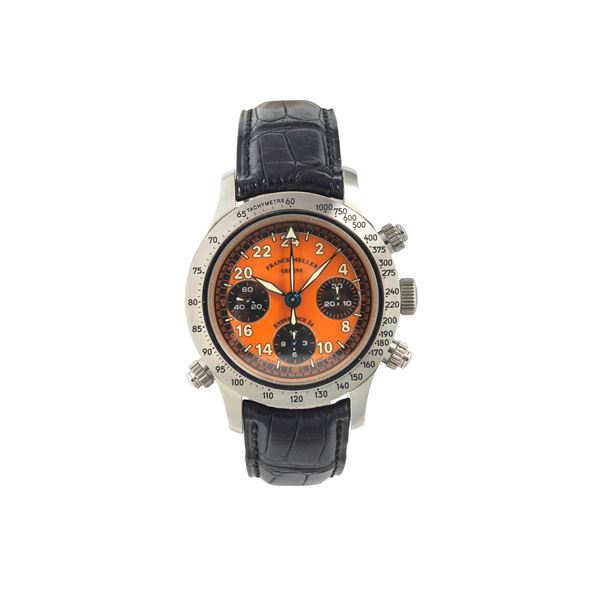 FRANCK MULLER - FRANCK MULLER Endurance 24 RT Ref. 7674 steel wristwatch