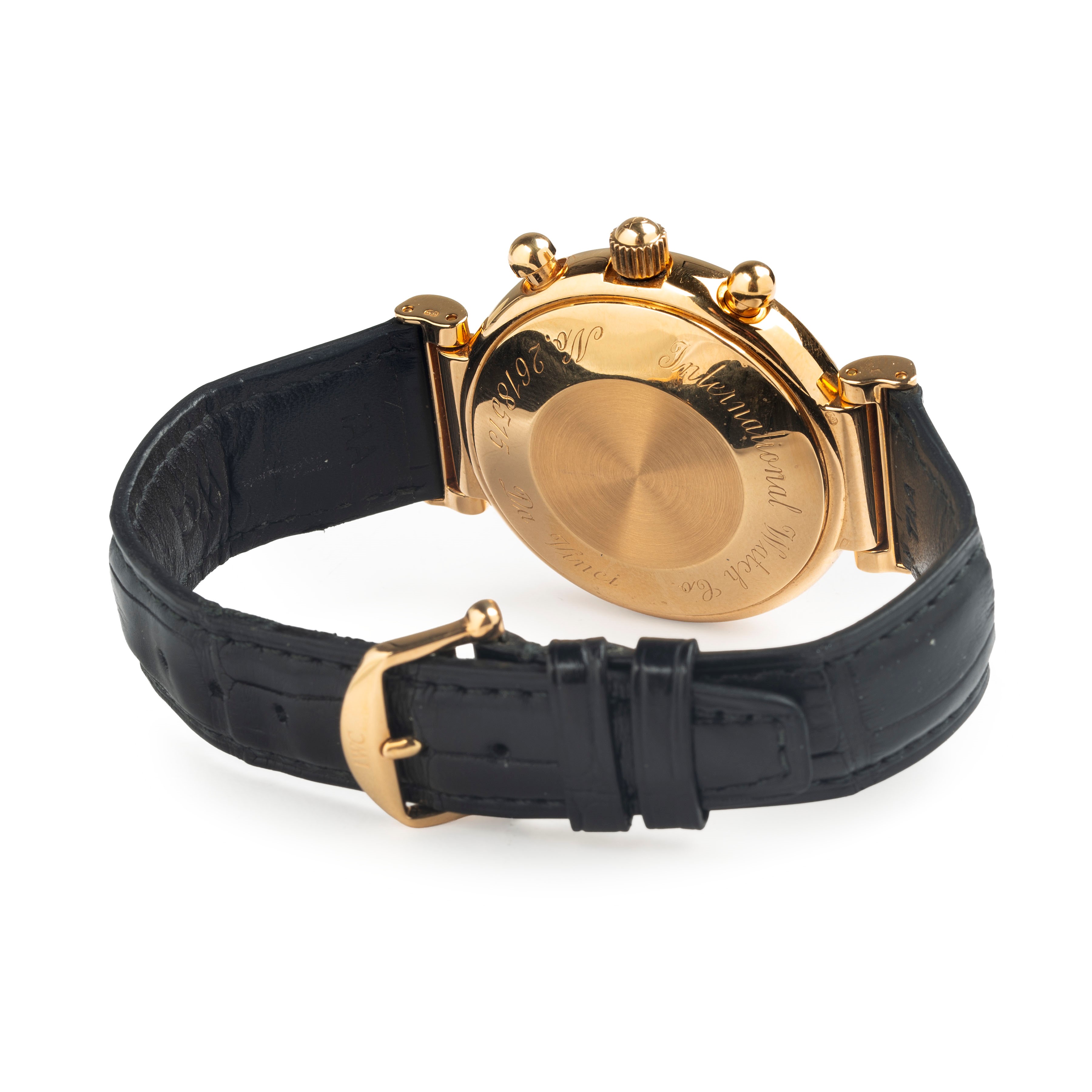 Iwc - Orologio da polso Da Vinci Perpetual Calendar 3750 in oro rosa 18 kt