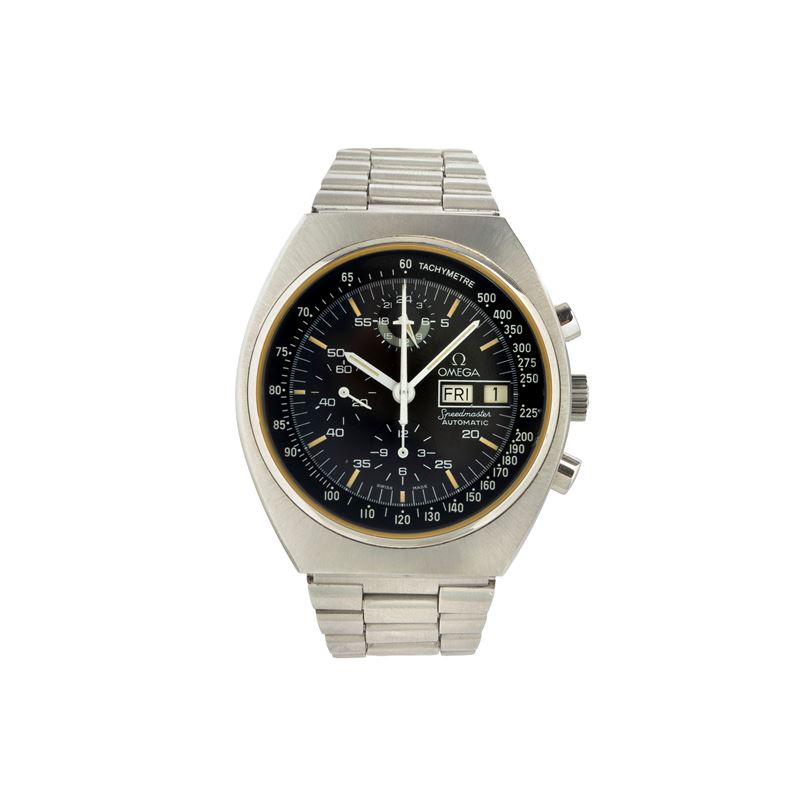Omega - Orologio da polso Speedmaster Mark 4.5 in acciaio (176.00.12)