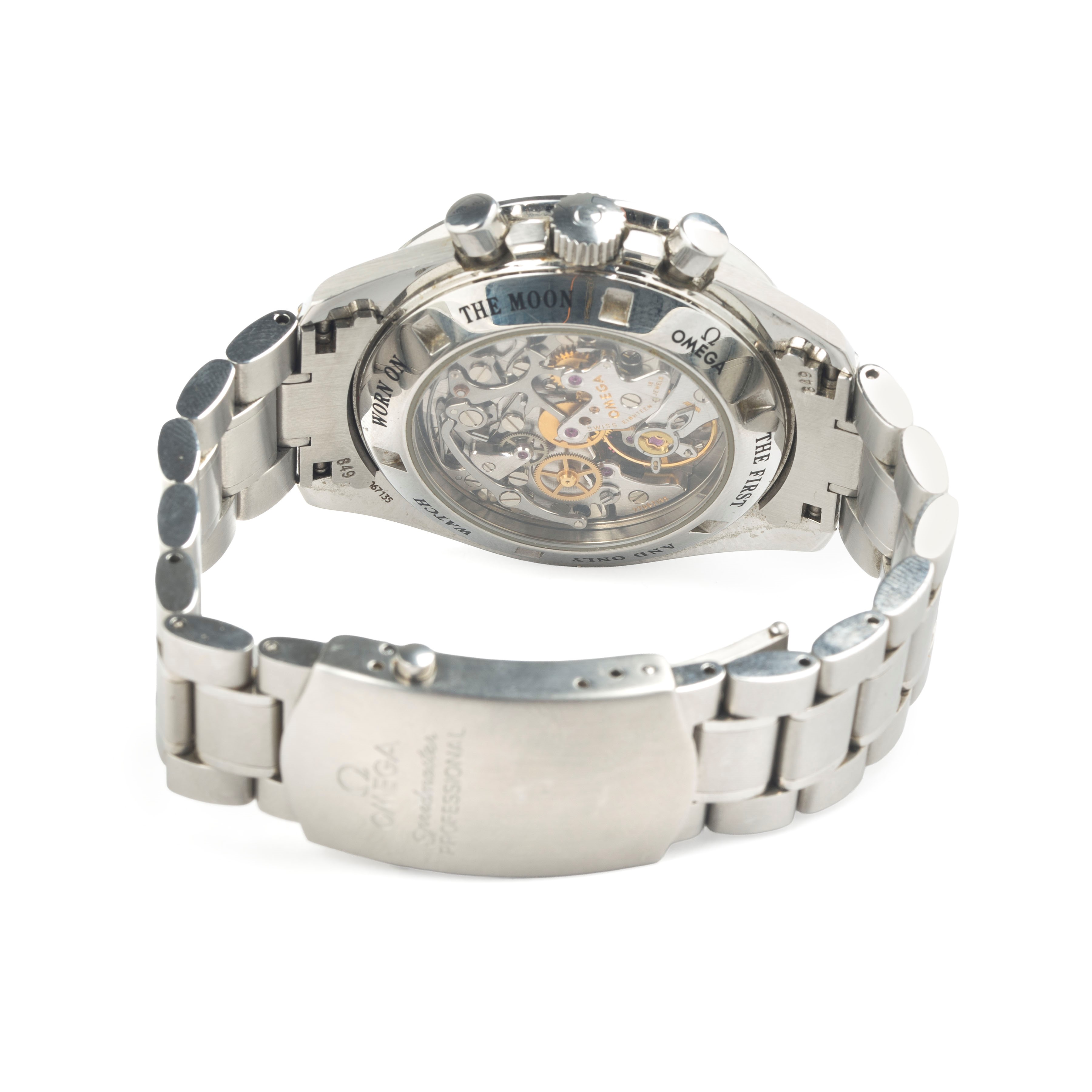 Omega - Orologio da polso Speedmaster Professional Moonphase Ref. 3576.50.00 in acciaio