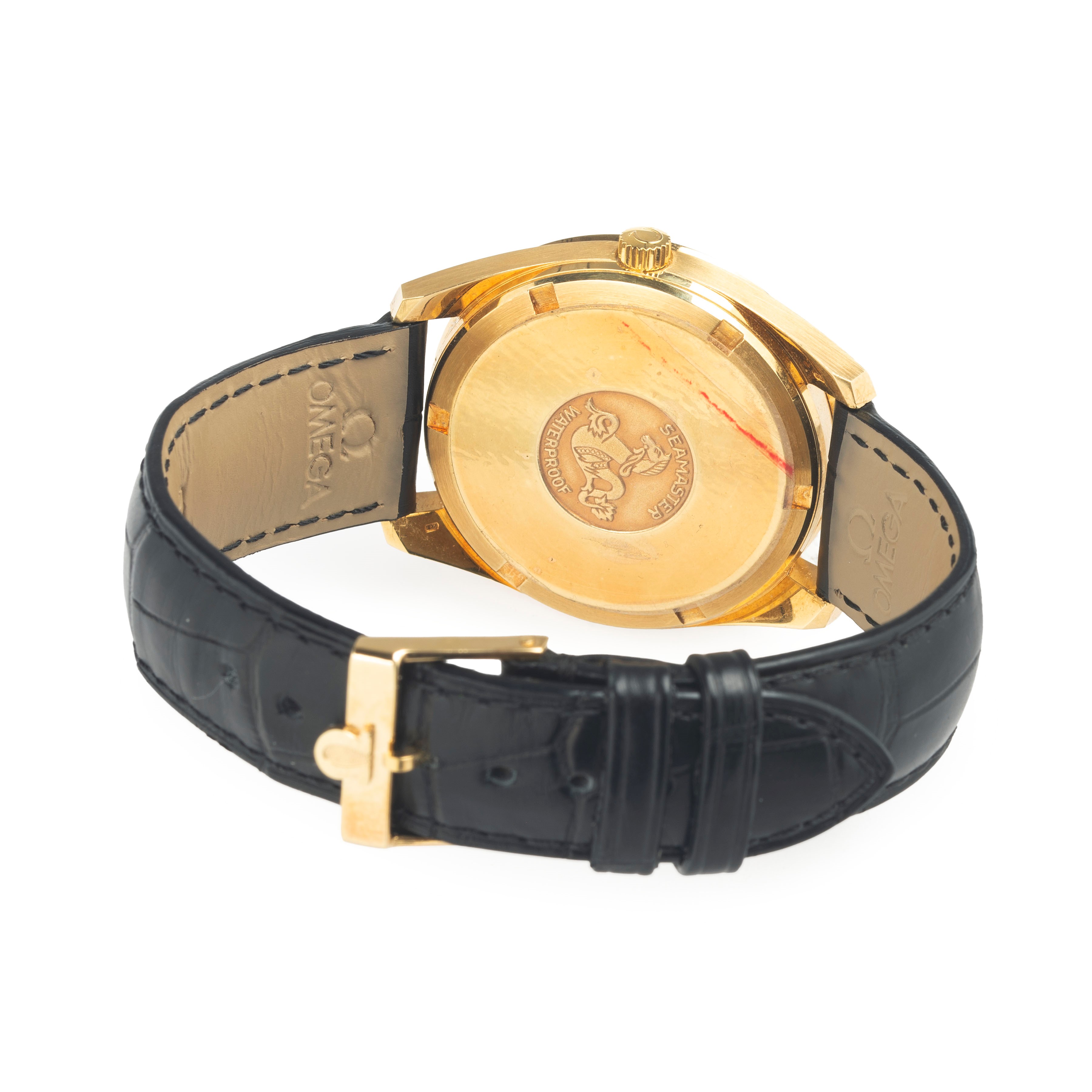 Omega - SeaMaster Automatic Day Date Ref. BA 168.023, in oro giallo 18 kt