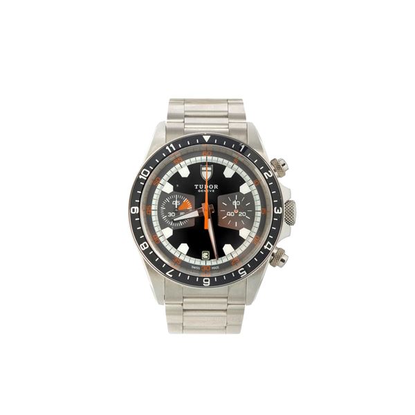 TUDOR - TUDOR Heritage Chrono wristwatch Ref. 70330N in steel