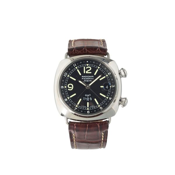 PANERAI - PANERAI Radiomir GMT Alarm Pam 00098 wristwatch in steel