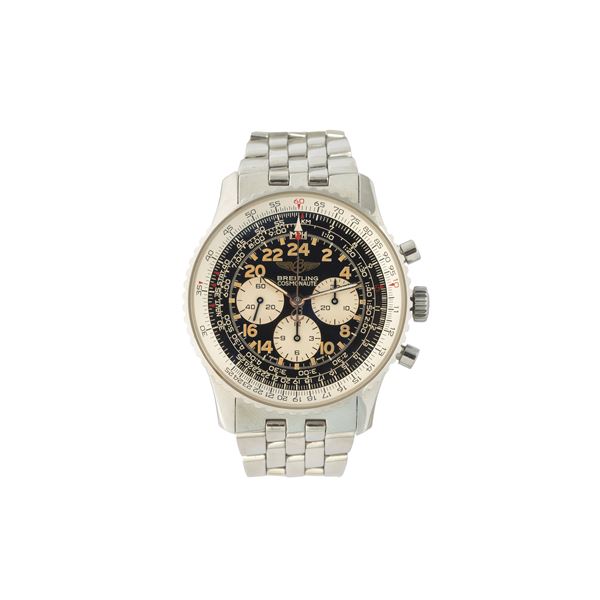 BREITLING - BREITLING Cosmonaute A12023 steel wristwatch