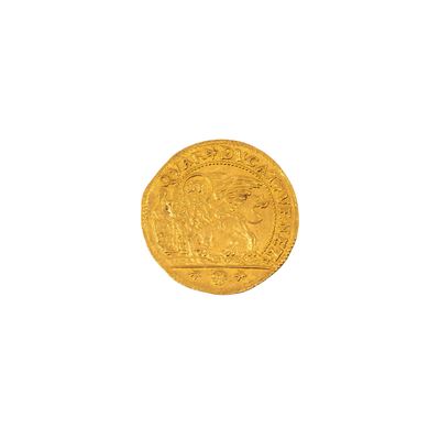 Pietro Grimani (1741-1752), Ducato in oro da 5 zecchini con sigla “F A F”