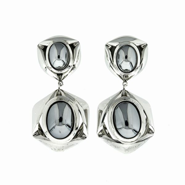 ARTIGIANA FIORENTINA BIGIOTTERIA - Pair of ear clips, Artigiana Fiorentina Bigiotteria