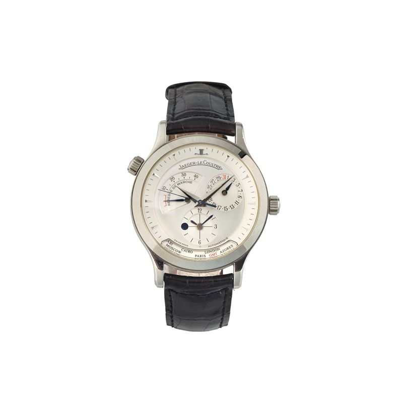 Jaeger Lecoultre - Jaeger-LeCoultre, Orologio da polso Master Geographique Ref. 142.8.92 in accia...