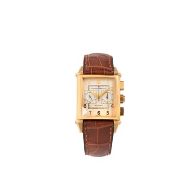 GIRARD-PERREGAUX, Orologio da polso vintage con cronografo automatico, Ref. 2599, oro giallo