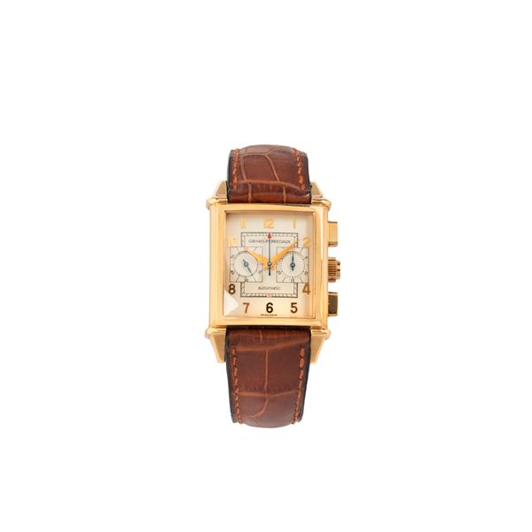 GIRARD PERREGAUX - GIRARD PERREGAUX Vintage 1945 Chrono wristwatch, Ref. 2599 in yellow gold