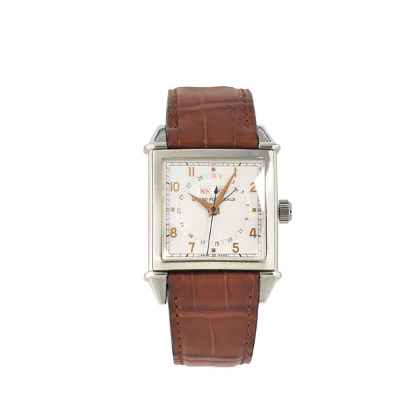 GIRARD PERREGAUX - GIRARD PERREGAUX Vinatge 1945 Triple Calendar wristwatch, Ref. 25810.11.651 BAGA in steel
