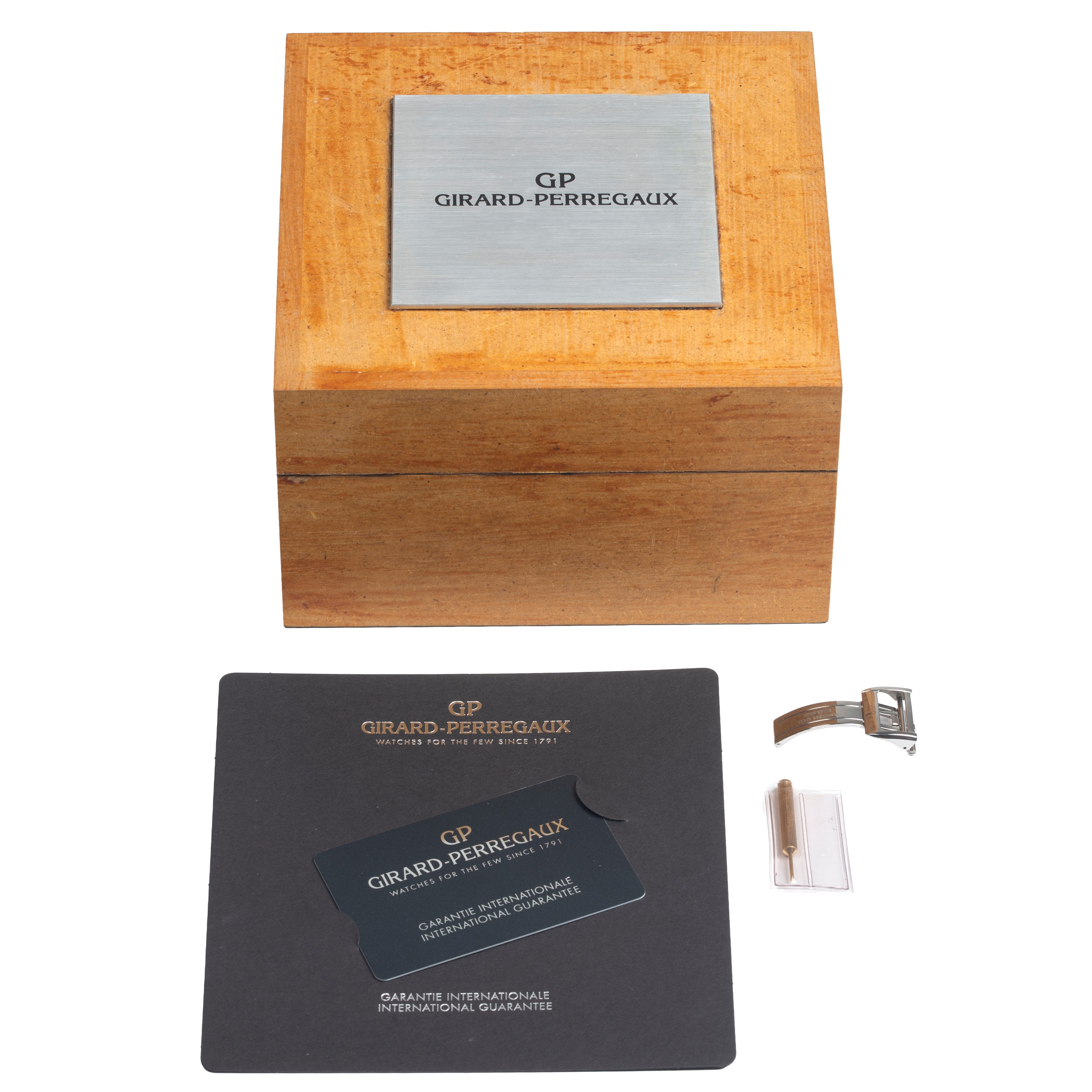 Girard Perregaux - Girard-Perregaux, Orologio da polso Triple Calendar Ref. 25810.11.651 in accia...