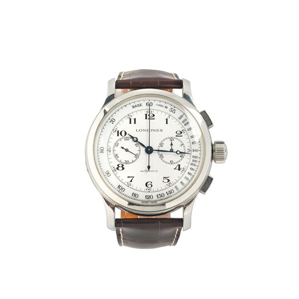 LONGINES - LONGINES Atlantic Voyage Heritage wristwatch Ref. L2.730.4.11.0 in steel