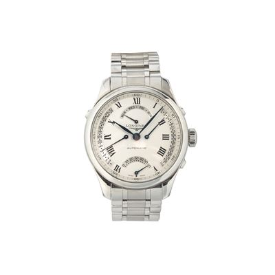 Orologio da polso Master Collection con retrogrado Ref. L2.715.4.71.6 in acciaio