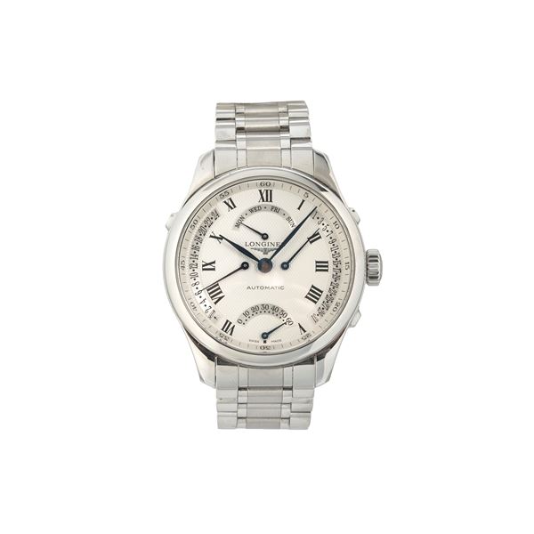 LONGINES - LONGINES Master Collection Retrograde wristwatch Ref. L2.715.4.71.6 in steel