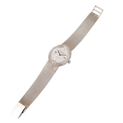 Orologio da signora in oro bianco 18 kt con diamanti